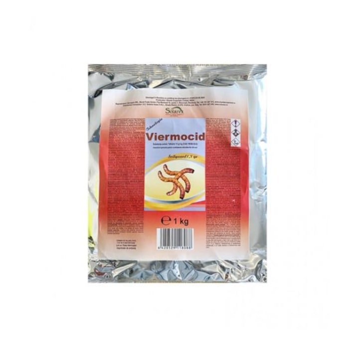 Insecticid utilizat pentru combaterea insectelor daunatoare din culturile de porumb, Viermocid, 1 kg