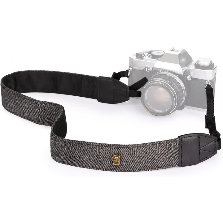 DSLR fényképezőgép váll/nyakpánt, Vintage for, JENUOS®, szürke