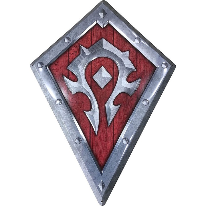 Метален плакат World of Warcraft - Horde Shield (25x35)