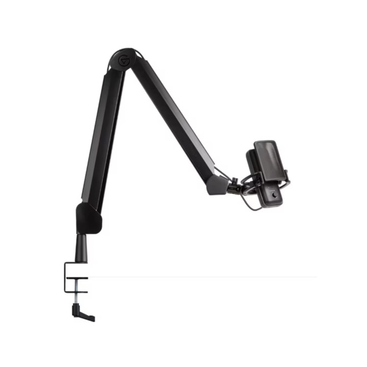 Suport cu rotatie de 360 ​​de grade pe orizontala si 90 de grade pe verticala Elgato Wave compatibil cu suporturi de microfon de 1/4, 3/8 si 5/8 inch