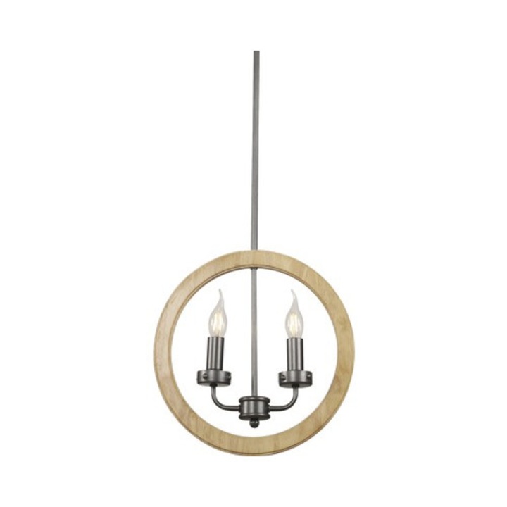 Pendul Cesena E14 Max. 2x40w, Lemn Natur