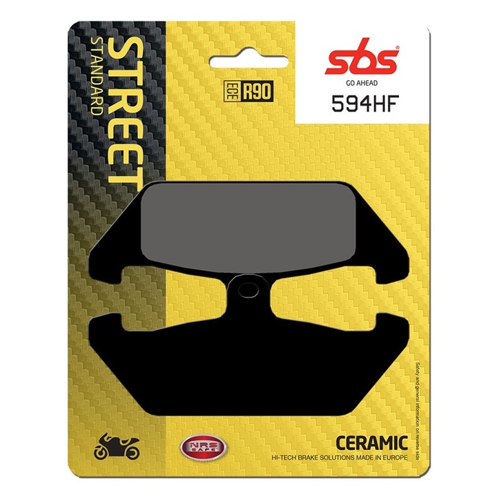 Placute frana moto, SBS 594HF - ceramic