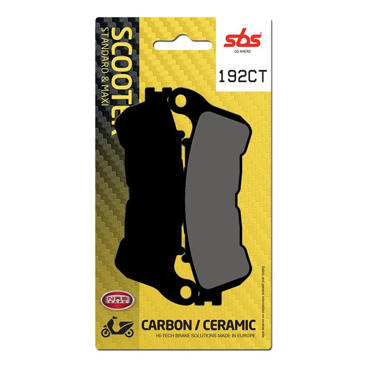 Placute frana scuter, SBS 192CT - carbon / ceramic