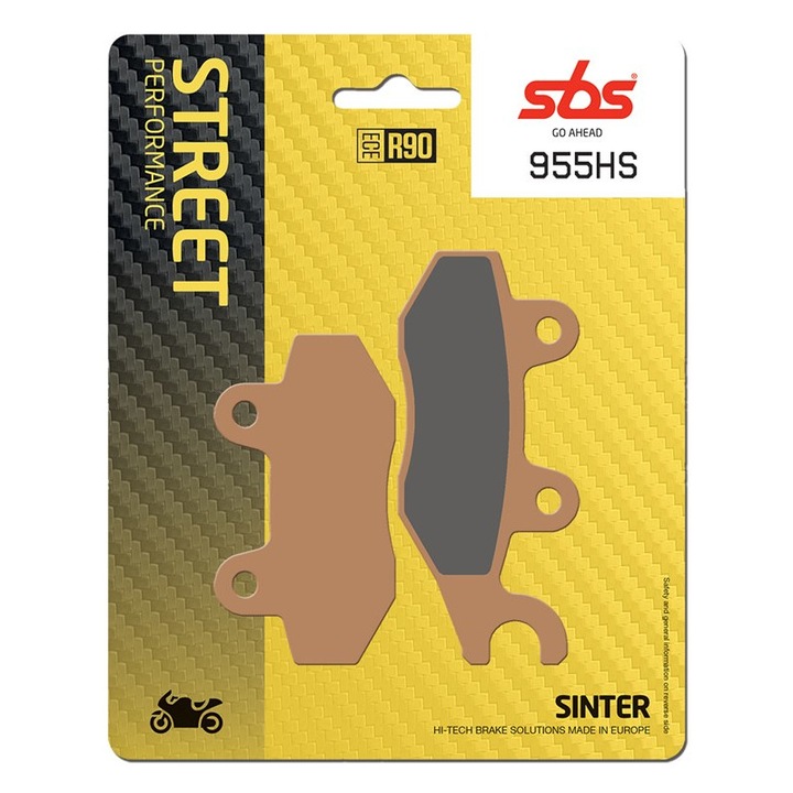 Placute frana moto, SBS 955HS - sinter