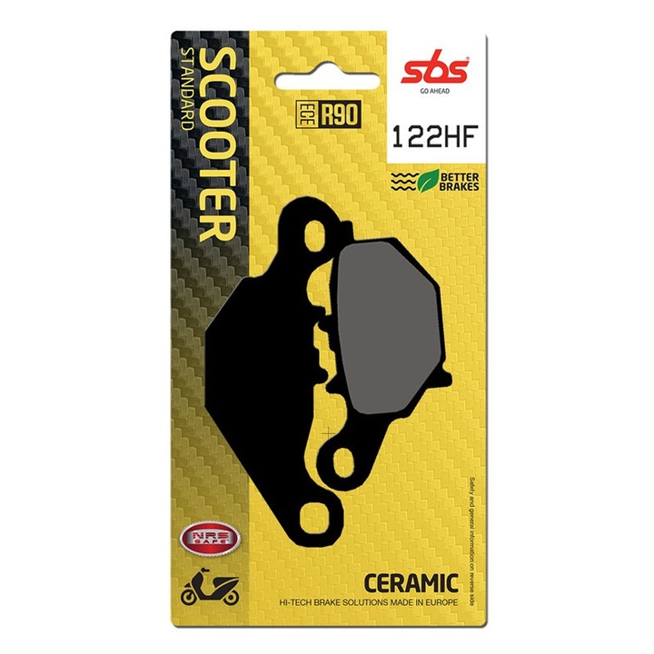 Placute frana scuter, SBS 122HF [702HF] - ceramic