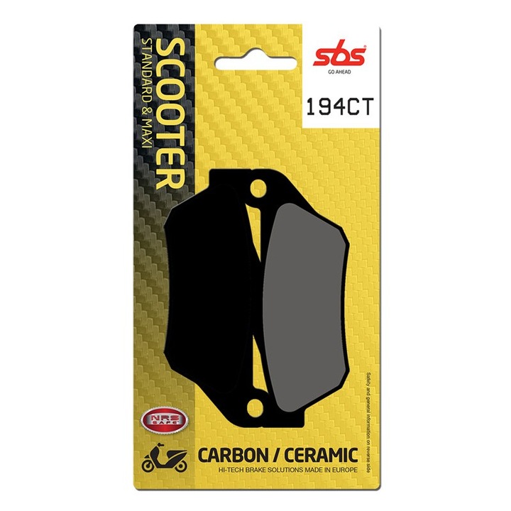 Placute frana scuter, SBS 194CT - carbon / ceramic