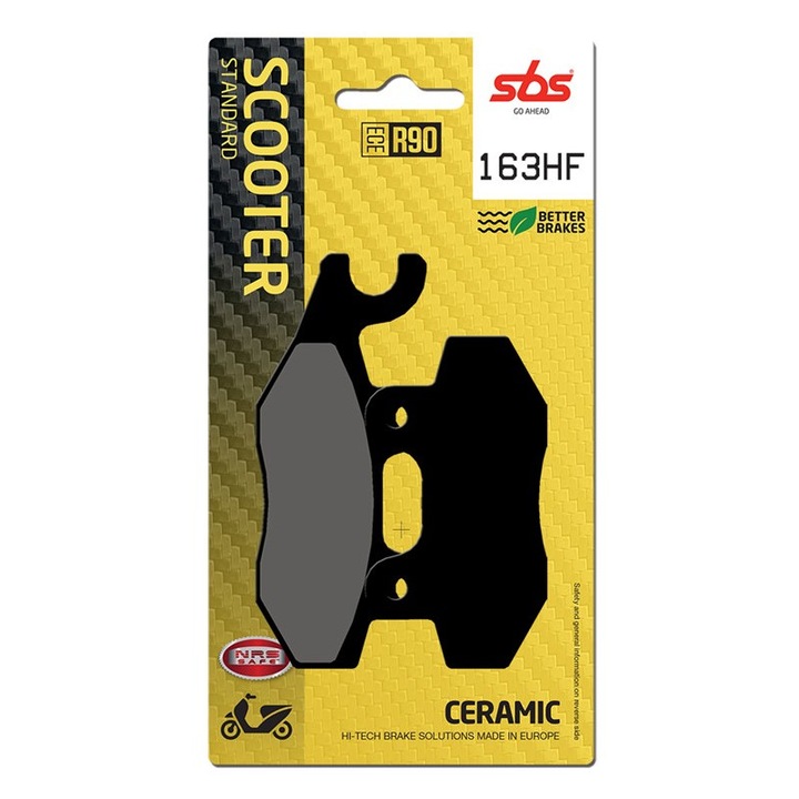 Placute frana scuter, SBS 163HF [713HF] - ceramic