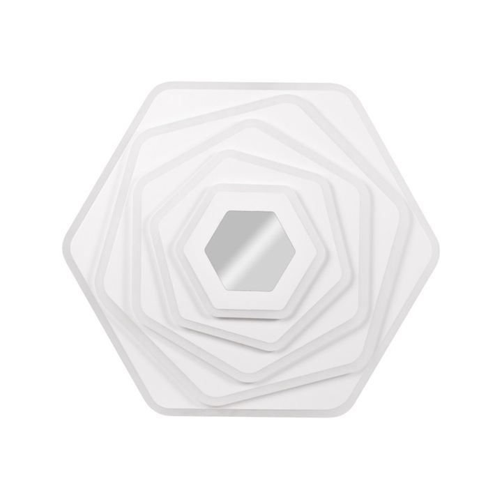 Plafoniera Infinity LED 100W 3CCT cu telecomanda, alb, Erste