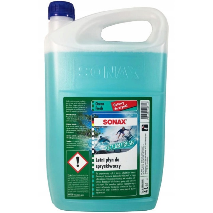 Szélvédő folyadék Ocean Fresh, Sonax, nyári, 4l