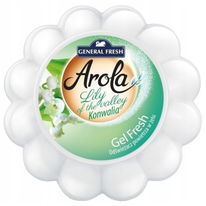 Légfrissítő gél, AROLA, Lacrimioare, Fehér