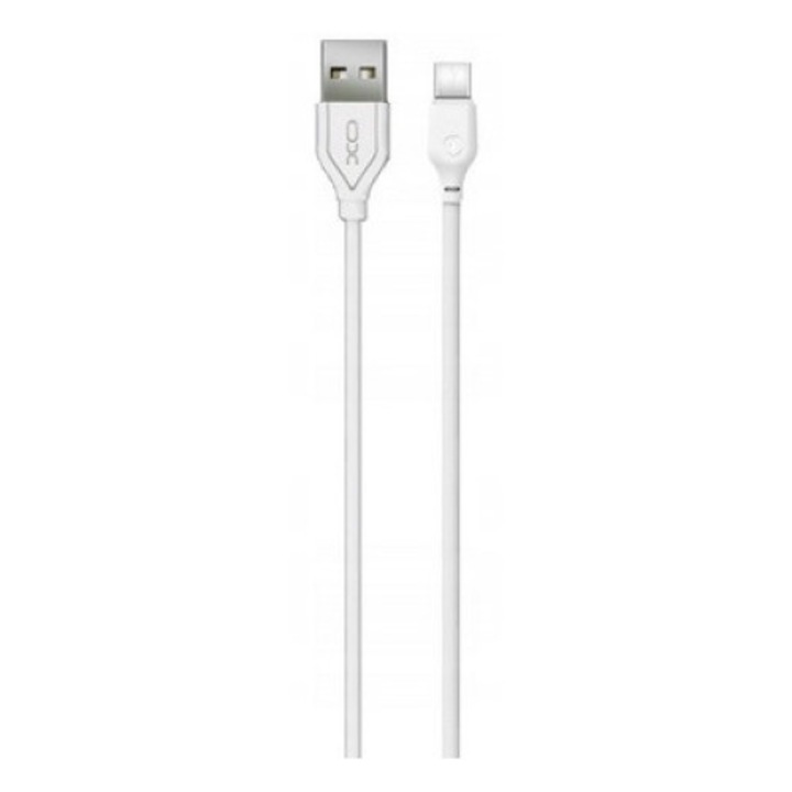 Cablu USB tip C, XO, 2m, Alb