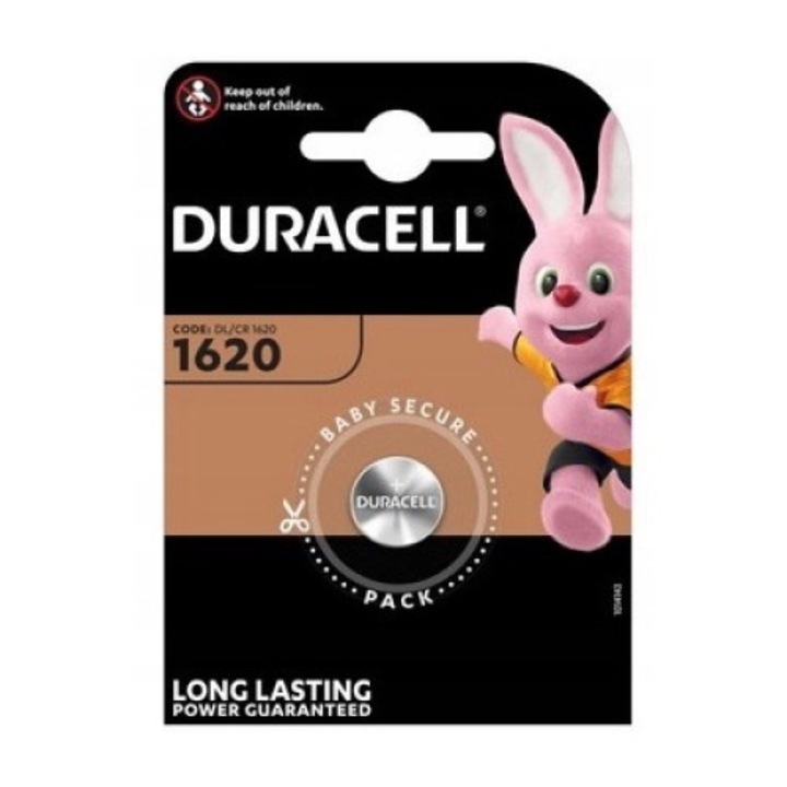 Duracell 1620 3V lítium akkumulátor, 15x15,5mm, 1 szett