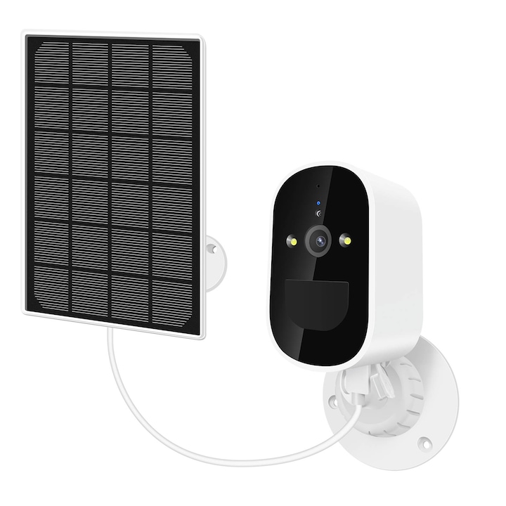 3MP камера за наблюдение Besder със слънчев панел, WiFi свързаност и IR нощно виждане