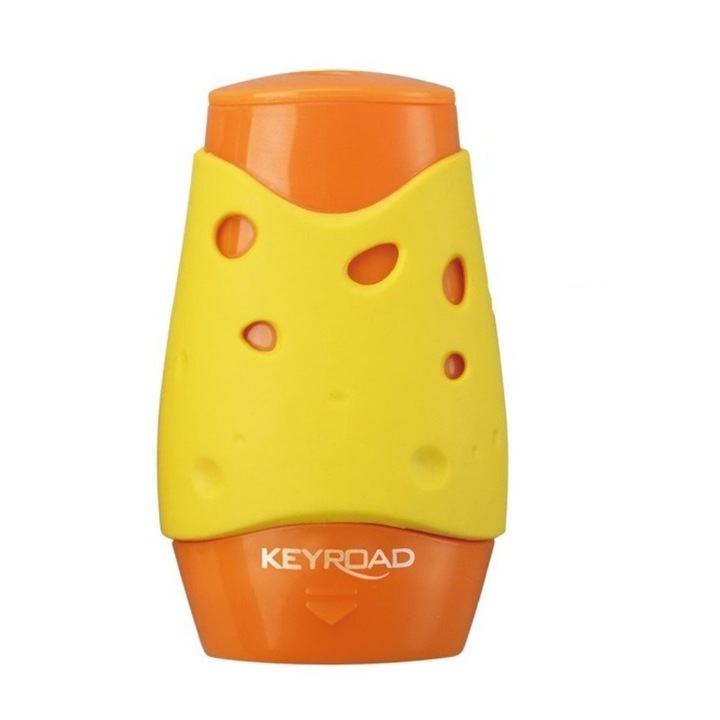 Острилка с резервоар, двойна, пластмаса, Cheese, мека дръжка