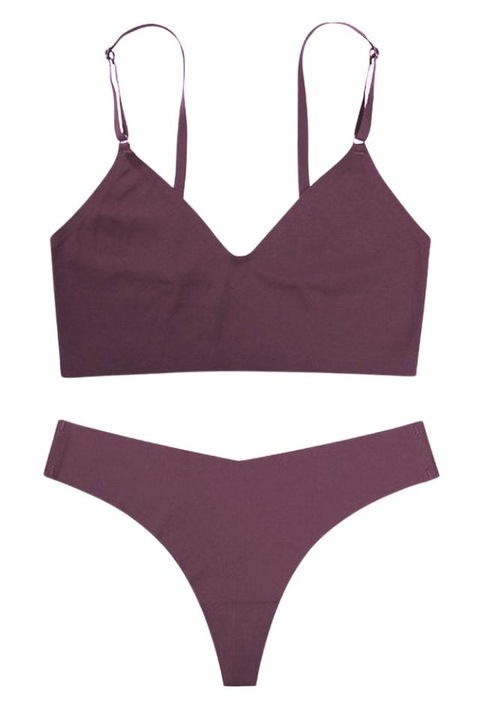 Set sutien si chilot fara cusaturi, Mov