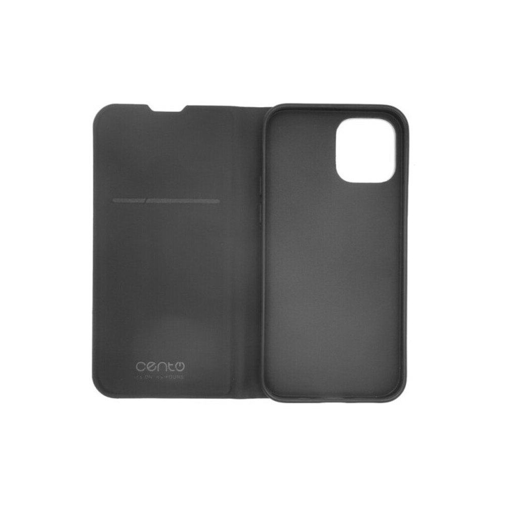 Husa de protectie tip carte CENTO Soho compatibila cu Honor X6/70 Lite 5G Black Premium, Inchidere magnetica, Protectie Sporita, Anti soc, Anti zgarieturi, Functie de stand