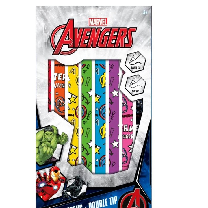 Set 8 carioci duble Avengers Multicolor