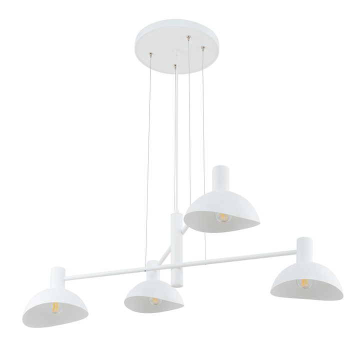 Lustra, Sigma, Otel, 70 x 90 x 55 cm, E14, Alb