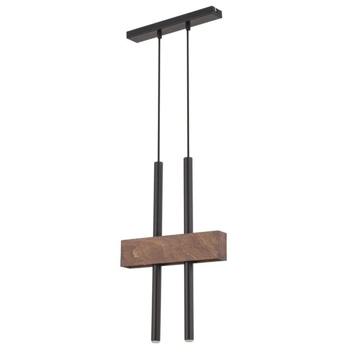 Пендел Sigma, Стомана, 90 x 31 x 5 cm, G9, чЧерен/Кафяв