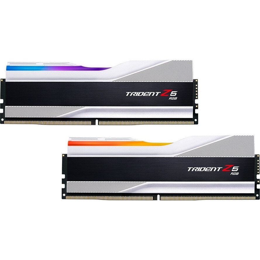 【確認済】G.SKILL TRIDENT Z5 DDR5-6000 64GB Memorie G.Skill Trident Z5 RGB Silver 64GB DDR5 6000MHz CL32 Dual