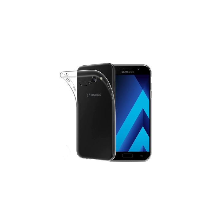 Husa protectie din silicon slim compatibila cu Samsung Galaxy A5 2017, transparenta