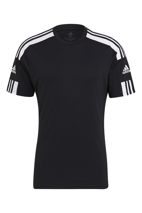 adidas Performance, Tricou regular fit cu model logo pentru fotbal Squadra 21, Alb/Negru