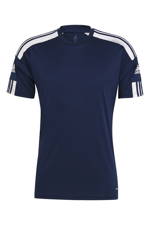 adidas Performance, Tricou regular fit cu model logo pentru fotbal Squadra 21, Alb/Bleumarin