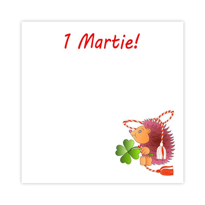 200db Martisor témájú kártyakészlet, marx601, tarka, 6x6cm