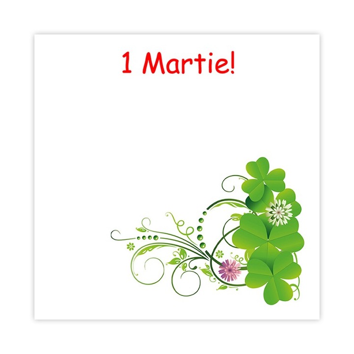 200 db-os Martisor témájú kártyakészlet, marx511, tarka, 5x5cm
