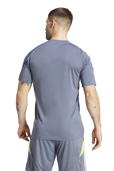 adidas Performance, Футболна слим тениска TIRO24, Въглен сиво