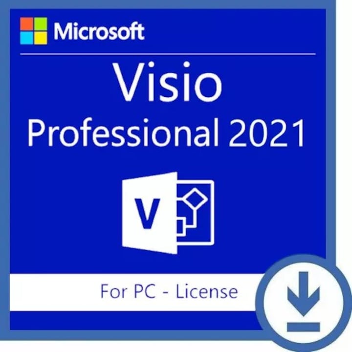 Licenta Microsoft Visio Professional 2021, USB, Retail