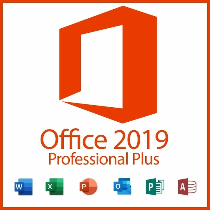 Pachet Microsoft Office 2019 Professional Plus, Retail, USB, 2 licente de activare