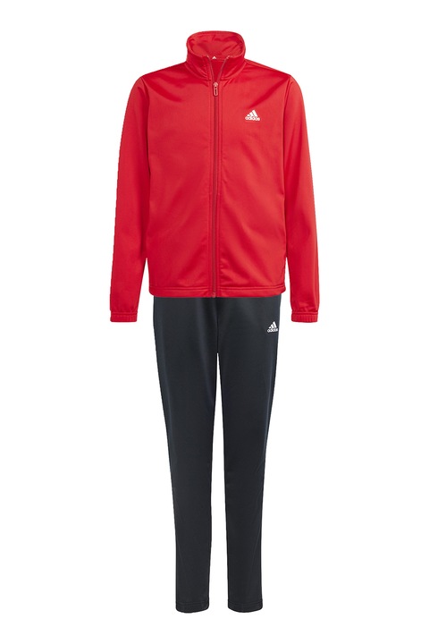 adidas Sportswear, Cipzáros logós szabadidőruha, Piros/Fekete