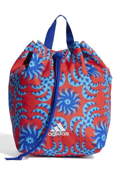 adidas Performance, Rucsac cu imprimeu Farm Rio, Rosu, Albastru