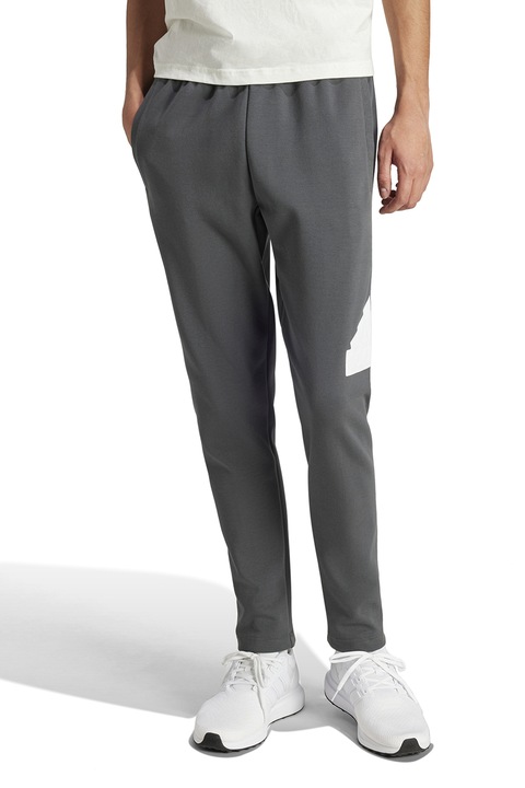 adidas Sportswear, Pantaloni de trening Future Icons Badge of Sport, Gri inchis
