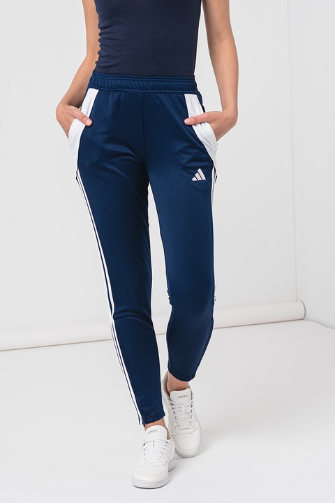 adidas Performance, TIRO24 futballnadrág oldalzsebekkel, Sötétkék