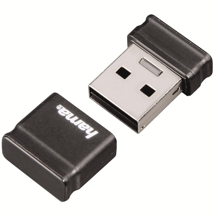 Hama Smartly USB pendrive, 32GB, USB 2.0, Fekete