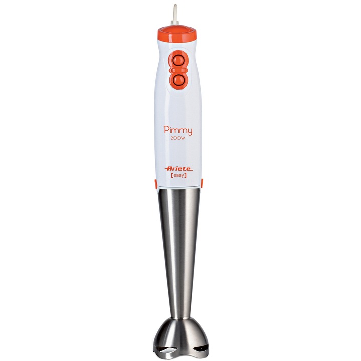 Пасатор Ariete Pimmy 200, 200 W, 2 Скорости, Бял/Червен