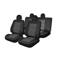 Set huse auto Umbrella Premium Lux, M02, 11 Piese, Negru