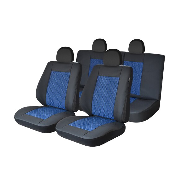 Set huse auto Umbrella Lux, 11 Piese, Albastru