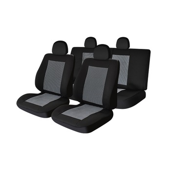 Set huse auto Umbrella Lux, M01, 11 Piese, Negru Set huse auto Umbrella Lux, M01, 11 Piese, Negru