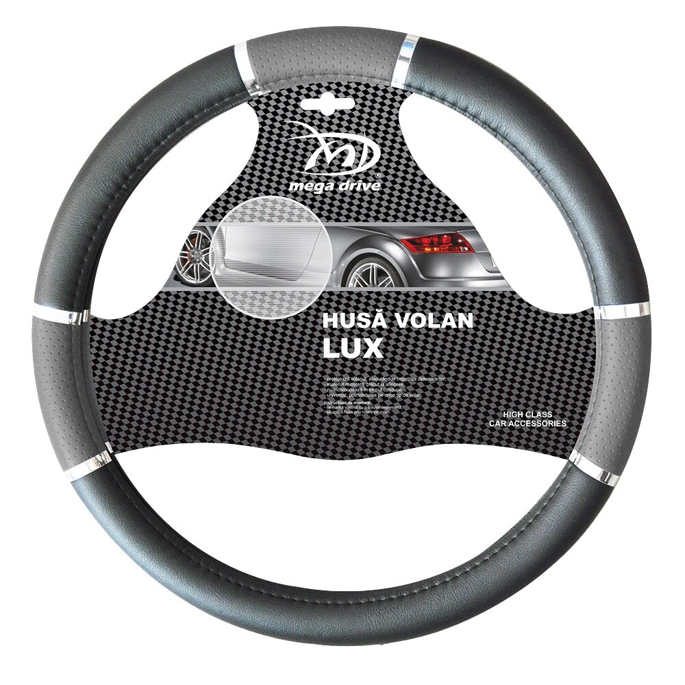 Husa volan Mega Drive Lux, Gri