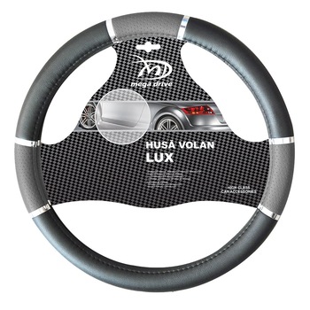 Husa volan Mega Drive Lux, Gri Husa volan Mega Drive Lux, Gri