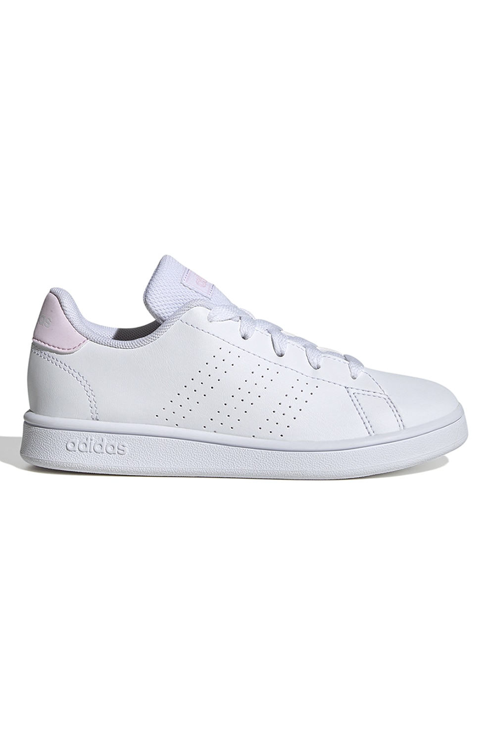 adidas Sportswear, Спортни обувки Advantage от еко кожа, Бял