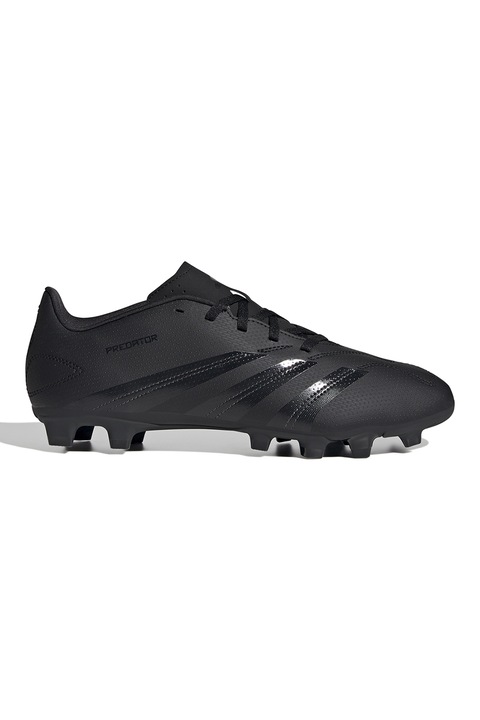adidas Performance, Pantofi cu detalii logo pentru fotbal Predator Club, Negru