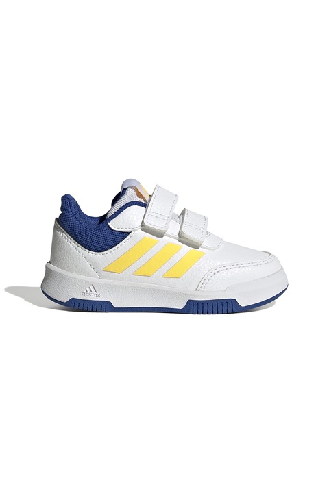 adidas Sportswear, Спортни обувки Tensaur 2.0 от еко кожа с велкро, Жълт/Бял/Тъмносин