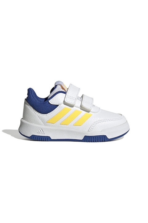 adidas Sportswear, Спортни обувки Tensaur 2.0 от еко кожа с велкро, Жълт/Бял/Тъмносин