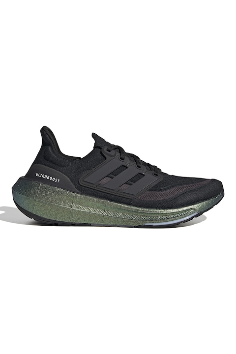 adidas Performance, Pantofi slip-on pentru alergare Ultraboost, Negru stins