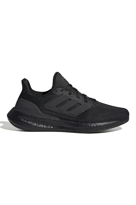 adidas Performance, Pantofi low-cut pentru alergare Pureboost 23, Negru