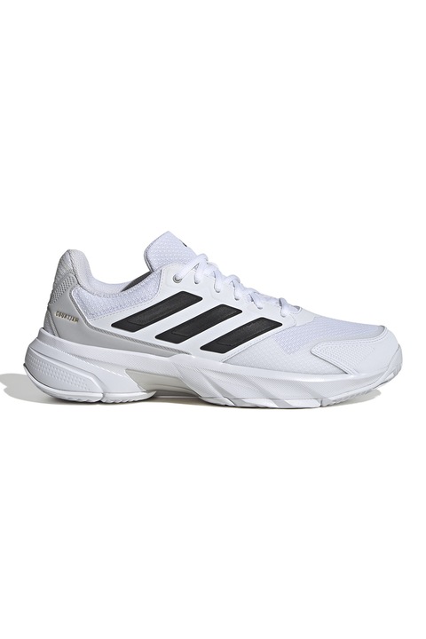 adidas Performance, Pantofi pentru tenis CourtJam Control 3, Alb/Negru